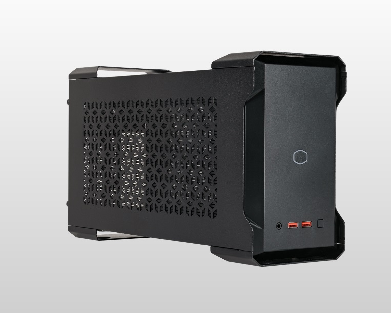  <b> MasterCase Series</b> Intel NUC 9 Extreme Compute Element Compatible<br>Black - Ultra Compact 7.9l, Steel/ ABS Plastic, 2x 92mm Slim PWM Fans, 1x ARGB  lighting strip, 1x ARGB controller  